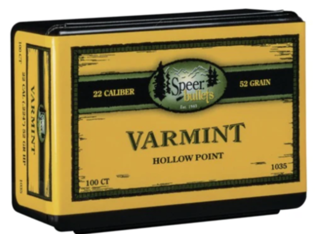 Speer Varmint .224" 52gr HP 1035 image 0
